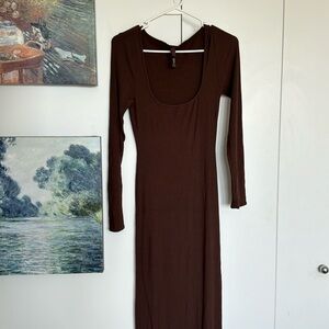 SKIMS Long Sleeve Lounge Dress